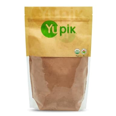Yupik Organic Raw Cacao Powder, 2.2 lb, Gluten-Free, GMO-Free, Kosher, Vegan, Dairy-Free, No Added Sugar, Made from Raw Cacao Beans, Rich Chocolate Flavor, Ideal for Baking & Beverages