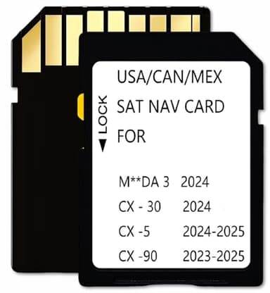 2025 Navigation sd Card Memory KMV666EZ1C,Compatible with Mazda 3/CX-30 (2024),2024-2025 CX-5,2023-2025 CX-90,Latest Maps USA/Mexico/Canada