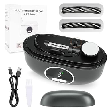 2026 3-in-1 Electric Nail Clippers for Seniors with Adjustable Dual-Slot, 3-Speed Trimming & Sanding Electric Toenail Clippers for Seniors, Adults & Kids, Debris Collection, Night Lighting, Black 1PCS