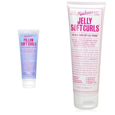Miss Jessie's Pillow Soft Curls Unisex Lotion 8.5 oz & Jelly Soft Curl Unisex Gel 8.5 oz