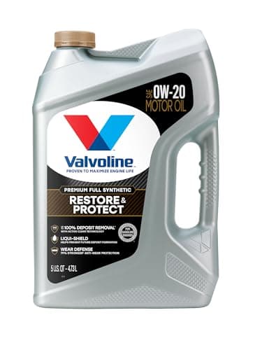 Valvoline Restore & Protect Full Synthetic 0W-20 Motor Oil 5 Quart