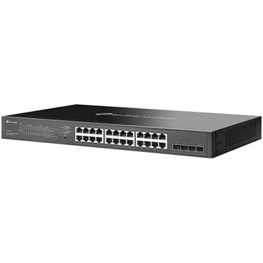 TP-Link 24 Port PoE Gigabit Switch(SG2428LP) | 16 PoE+ Ports, 8 Non-PoE Ports, 4 SFP Ports | 150W Budget | Omada Full Managed | Fanless | L2 Managed | VLAN, ZTP, LAG, PoE Recovery | 5-Year Warranty