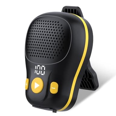 Wearable Bluetooth Speaker, Clip-On Speaker with Mic, IP56 Waterproof