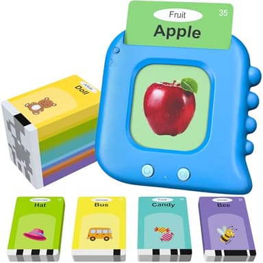Talking Flash Cards,Kids Toddler Flash Cards with 240 Sight Words,Montessori Toys,Autism Sensory Toys,Speech Therapy,Learning Educational Gifts for Age 1 2 3 4 5 Years Old Boys and Girls
