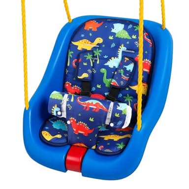 Jenaai Toddler Swing Cushion Baby Swings Outdoor Seat Insert Pad Compatible with Swings for Toddlers Age 1-3 Detachable Machine and Washable(Not Included Swing)(Dinosaurs)