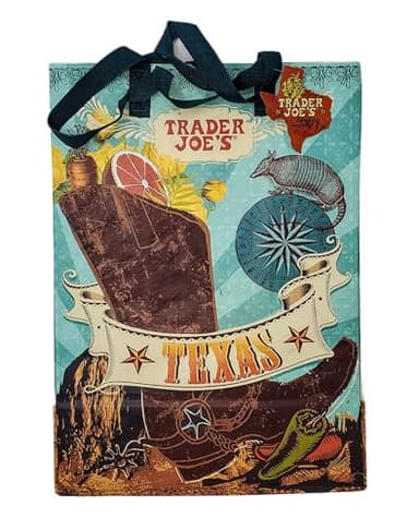 Trader Joes Reusable Grocery Shopping Tote Bag (Texas)