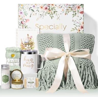 Self Care Gifts for Women Get Well Soon Gifts, Mothers Day Birthday Gifts for Women Care Package, Sympathy Gift Baskets Spa Gifts Thinking of You Inspirational Gifts for Mom Her Sister Grandma Friends