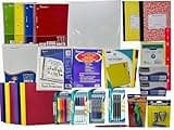 College Ruled Back to School Essential Supplies Kit Bundle for Middle, High School and College: Binder, Mechanical Pencils, Sharpies, Pens, Highlighters, Folders, Note Books and More 55+ items