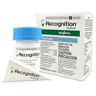 Syngenta Recognition Herbicide. (0.45 oz) Water Dispersible Granule Weed Killer - Post Emergent Weed Control for lawns, Weed Stop for lawns