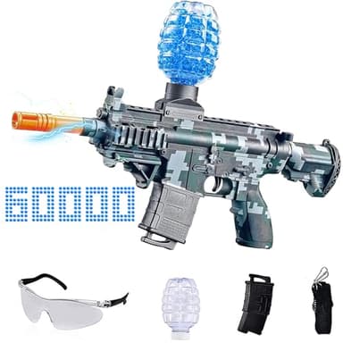 Electric Gel Ball Blaster Toys-Eco-Friendly Splatter Ball Blaster,Automatic Outdoor Games Toys for Activities Team Game(Green)