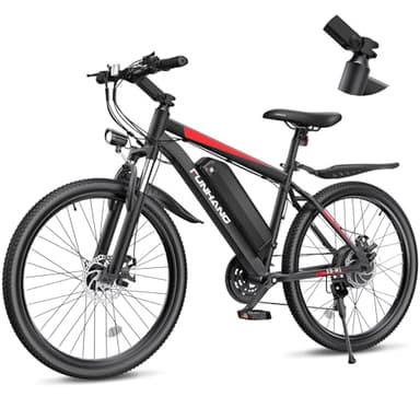 Electric Bike for Adults, 26'' 1000W Peak Ebike, Up to 50 Miles 21.7MPH Electric Mountain Bike with 48V Removable Battery, Adjustable Stem, Lockable Suspension Fork, 21-Speed, UL 2849 Certified