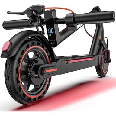 Electric Scooters for Adults, 550W, 19 mph, Folding Commuting E Scooter, Side Light