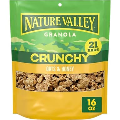 Nature Valley Oats & Honey Big & Crunchy Granola Breakfast Cereal, 16 oz