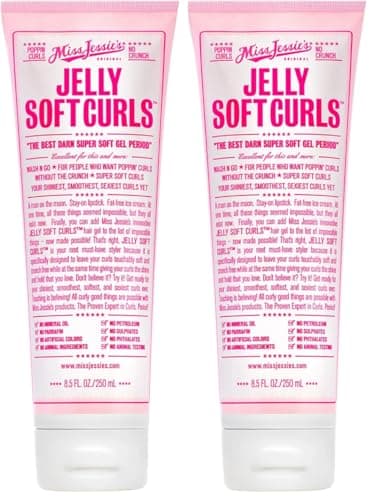 Miss Jessie's Jelly Soft Curl Gel | For Curly Hair | 8.5 oz | Pack of 2