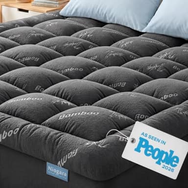 Niagara Sleep Solution Queen Ultra Soft Mattress Topper — Back Pain Relief