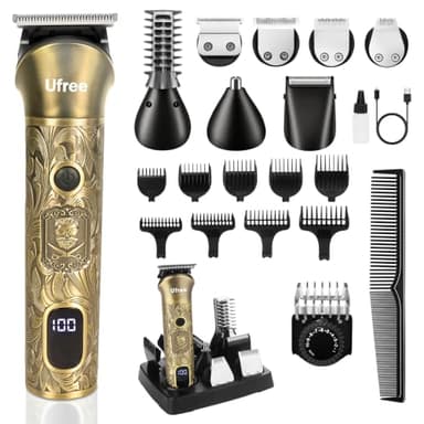 Ufree Professional Beard Trimmer for Men, Electric Shaver Razor, Men Gift
