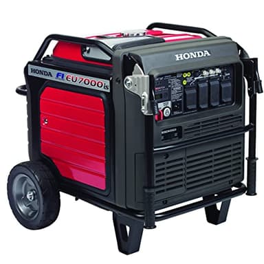 Honda EU7000IS 7,000 Watt Inverter Portable Backup Generator, Super Quiet, Electric Start