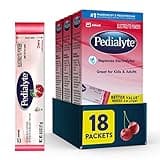 Pedialyte Electrolyte Powder Packets, Cherry, Hydration Drink, 18 Single-Serving Powder Packets