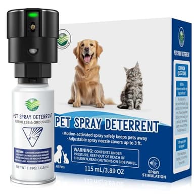 QSKUDP Cat Spray Pet System Dog Motion Activated Dog System with 1 Spray - Only Applicable to Original Replacement