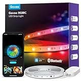 Govee RGBIC LED Strip Lights, Smart LED Lights for Bedroom, Bluetooth LED Lights APP Control, DIY Multiple Colors on One Line, Color Changing LED Strip Lighting Music Sync, Home Decor, 16.4ft