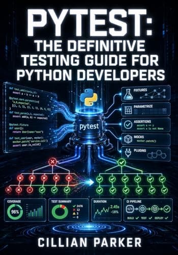 PYTEST: THE DEFINITIVE TESTING GUIDE FOR PYTHON DEVELOPERS: Fixtures, Parametrize, Mocking, Plugins, Coverage, and Test-Driven Development for Scalable Python Applications